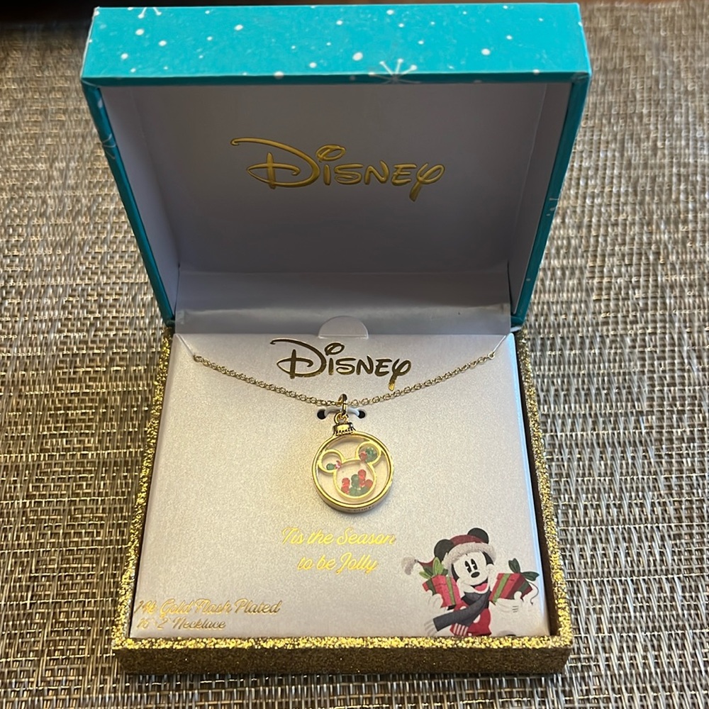 Disney Christmas Necklace NEW CONDITION (Never Worn)